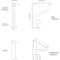 Ekena Millwork Ashford Single, Wrought Iron Bracket, (Single center brace), Antiqued Bronze 1 1/2"W  x 10"D x 12"H BKTM01X10X12SASABZ - alternate 5